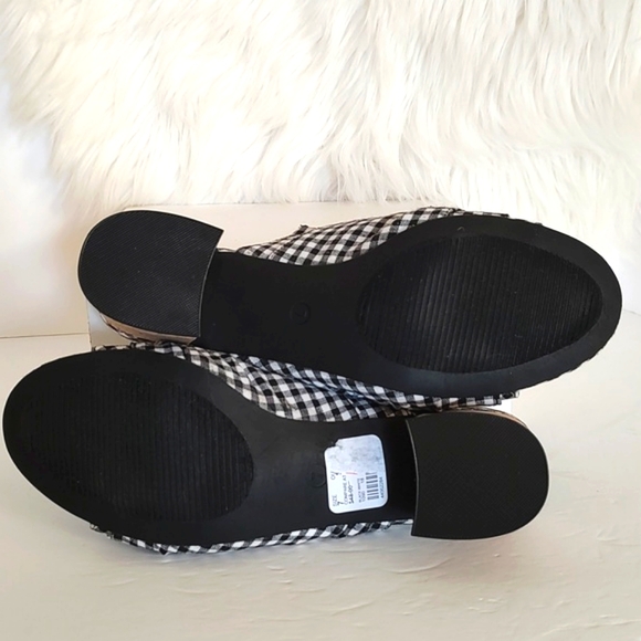 Comfort Est.1946 Gingham Twist Knot Peep-Toe Cork Heel Slide Sandals/Size 7 - Picture 6 of 10